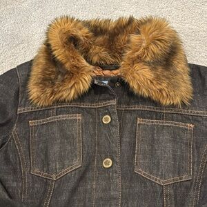 Nine West Women's Denim Jacket - Dark Wash